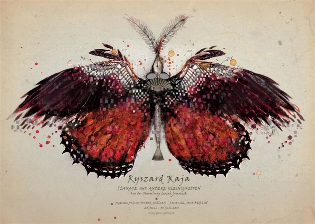 Ryszard Kaja Plakaty i inne blahostki. Motyl czerwony, Ryszard Kaja Posters, Odds and Sods - Red Butterfly, Kaja Ryszard