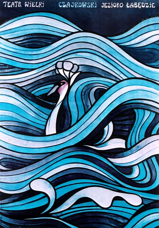 Jezioro łabędzie, Swan Lake, Lenica Jan