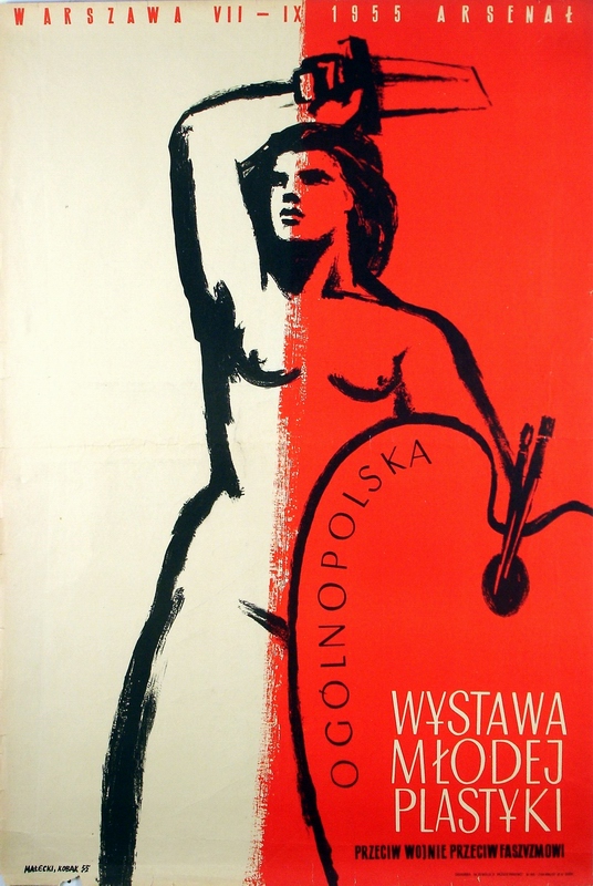 Ogólnopolska wystawa młodej plastyki, Arsenał 1955, Polish National Exhibition of Young Visual Arts, Kobak Tadeusz, Malecki Stefan