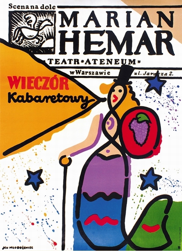 Marian Hemar, Wieczor kabaretowy, Marian Hemar, Evening Cabaret, Mlodozeniec Jan