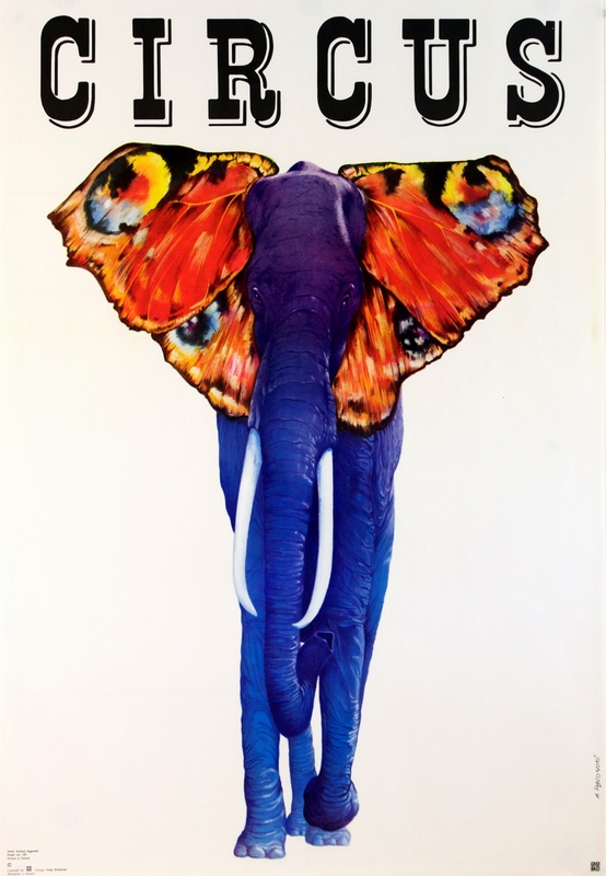 Cyrk Słoń, Circus Elephant, Pagowski Andrzej