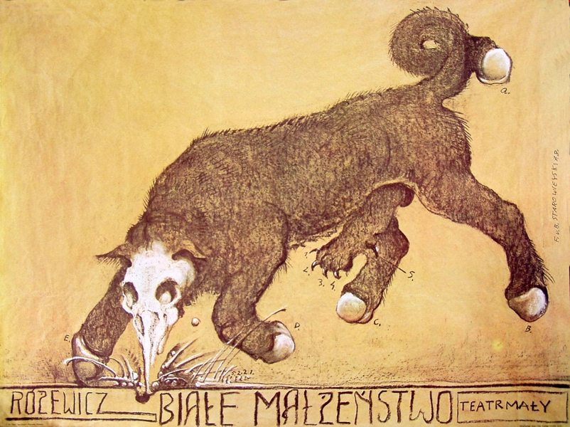 Białe małżeństwo, The White Marriage, Starowieyski Franciszek Białe małżeństwo, The White Marriage, Starowieyski Franciszek