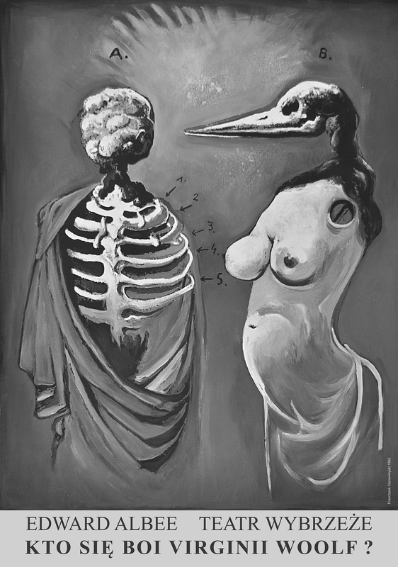 Kto się boi Virginii Woolf?, Who Afraid of Wirginia Woolf, Starowieyski Franciszek Kto się boi Virginii Woolf?, Who Afraid of Wirginia Woolf, Starowieyski Franciszek