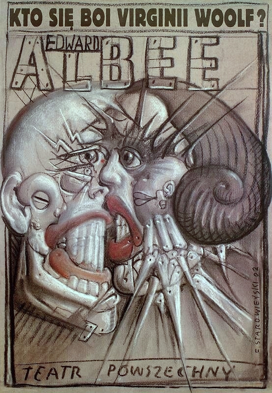 Kto się boi Virginii Woolf?, Who Afraid of Wirginia Woolf, Starowieyski Franciszek Kto się boi Virginii Woolf?, Who Afraid of Wirginia Woolf, Starowieyski Franciszek