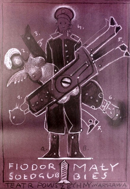 Mały bies, The Little Demon, Starowieyski Franciszek Mały bies, The Little Demon, Starowieyski Franciszek