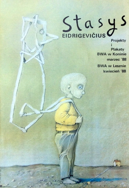 Stasys Eidrigeviucius Projekty i Plakaty BWA Konin, Stasys Eidrigeviucius Designs and Posters BWA Konin, Eidrigevicius Stasys