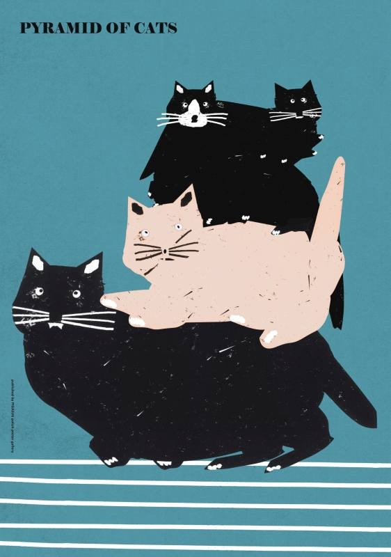 Piramida kotów, Pyramid of Cats, Zasada Jakub Piramida kotów, Pyramid of Cats, Zasada Jakub
