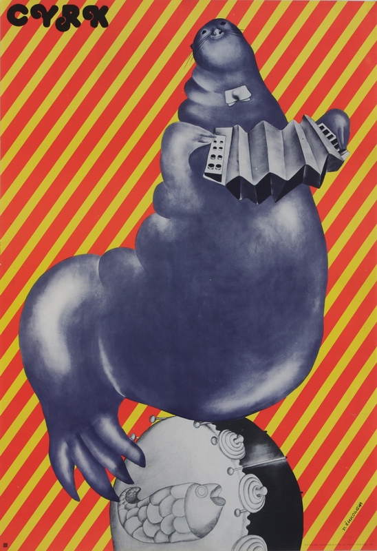 Cyrk Foka, Circus Seal, Zukowska Danuta